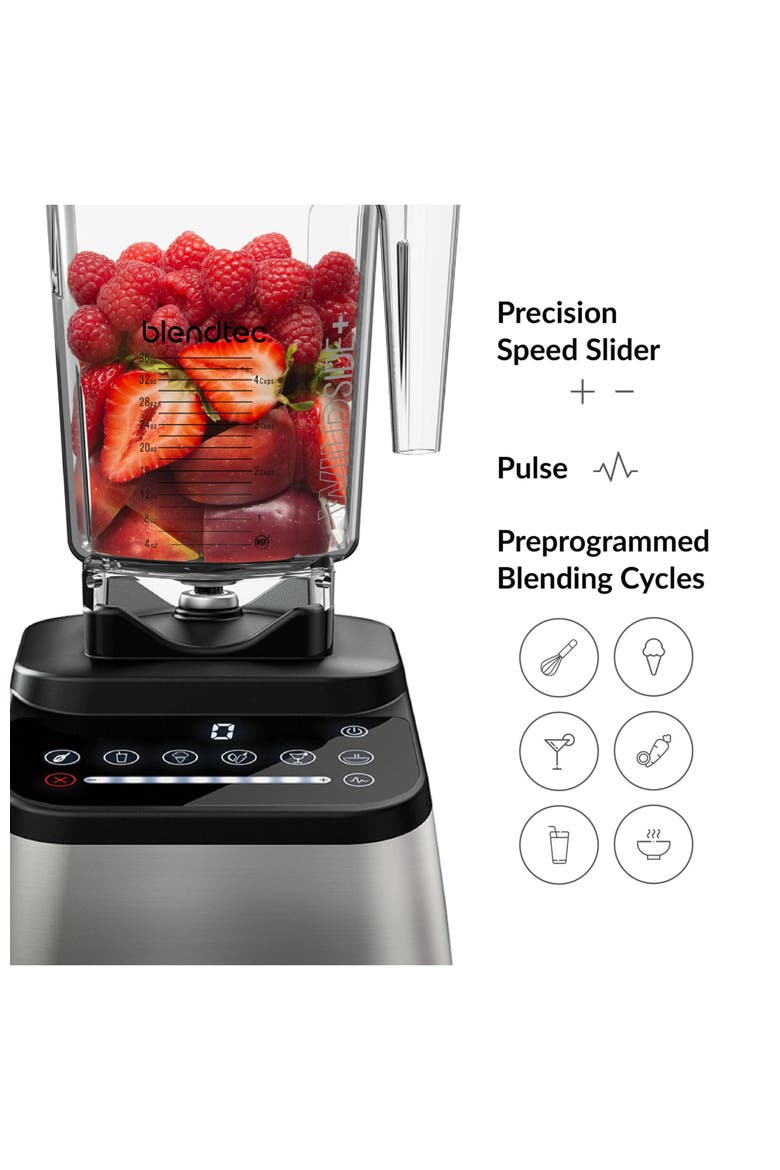 Original Designer Professional Grade Blender with WildSide Jar, Alternate, color, Metallic Silver