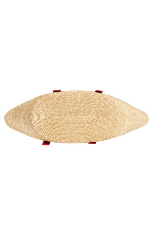 Off-white Sj Day Off Panier Raffia Tote In Multi