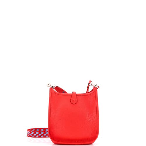 Pre-owned Hermes Hermes Evelyne Bag Gen Iii Maurice Tpm In Red