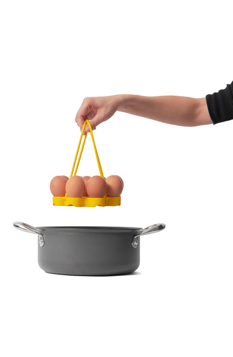 CUISIPRO Silicone Egg Rack, Alternate, color, Yellow