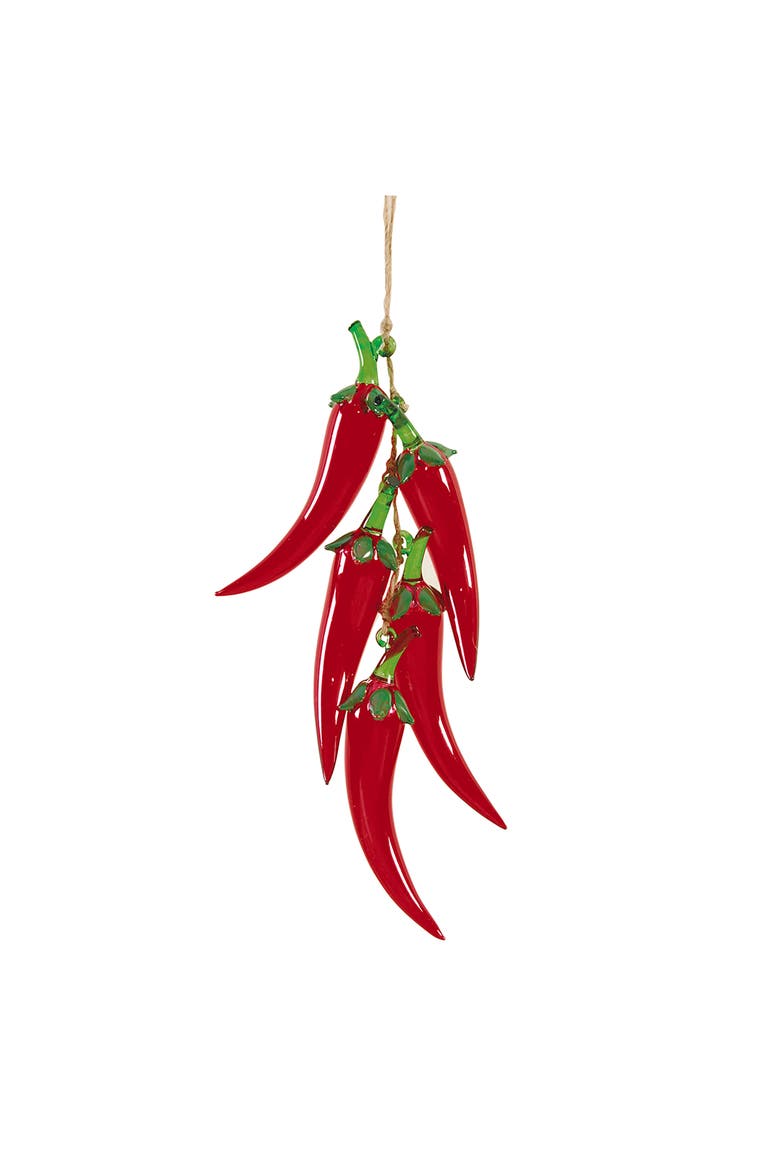 Red Hot Chili Peppers Ornament, Main, color, Red