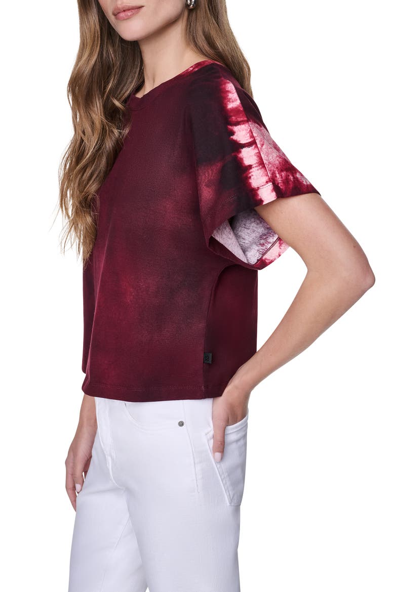 Printed Short Sleeve T-Shirt, Alternate, color, FIREWORK TIEDYE