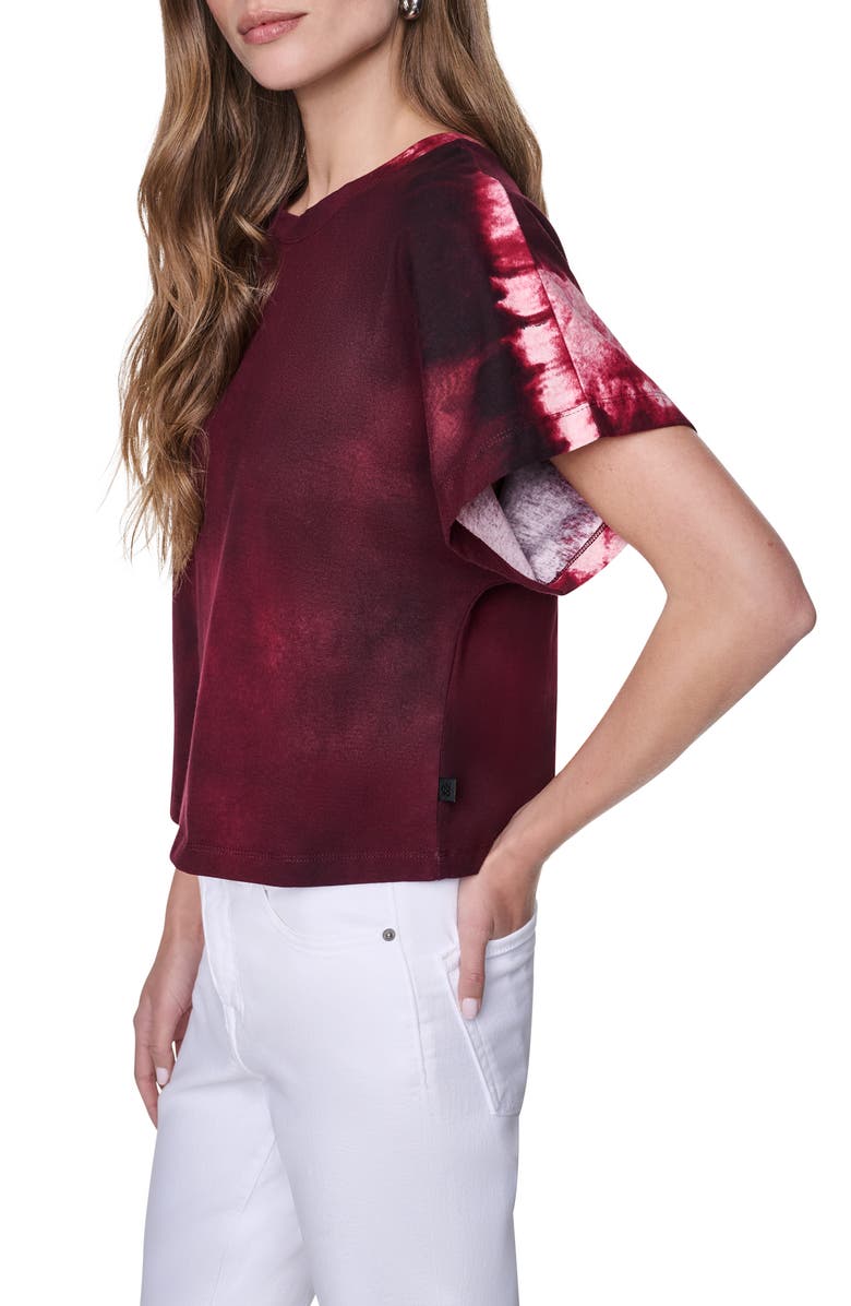 DKNY Printed Short Sleeve T-Shirt, Alternate, color, Firework Tiedye