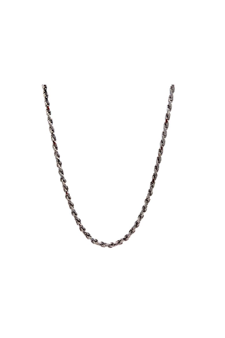 Sterling Silver Rope Chain Necklace, 16-Inch, 2.7 mm, Alternate, color, Silver
