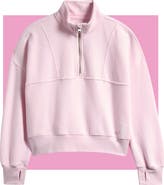abercrombie kids Kids' Essential Quarter Zip Pullover