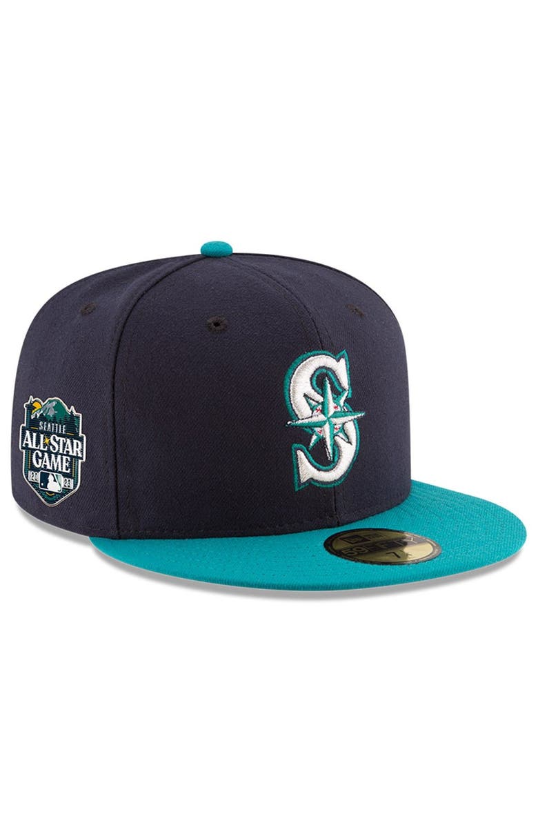 New Era Men's New Era Navy Seattle Mariners 2023 All-Star Game Authentic Collection On-Field Alternate 59FIFTY Fitted Hat, Main, color,