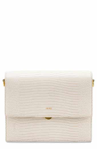 JW PEI Mini Flap Croc Embossed Faux Leather Shoulder Bag