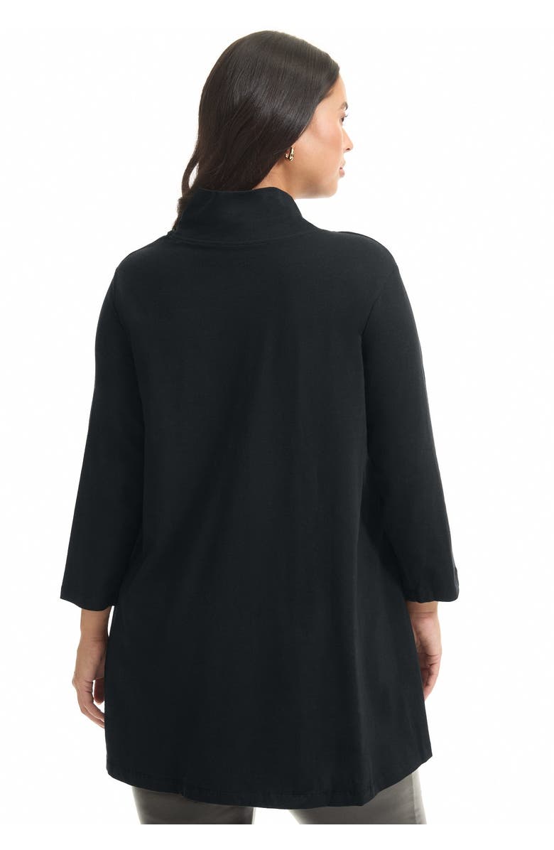 June + Vie One+Only Mock-Neck Tunic, Alternate, color, Black