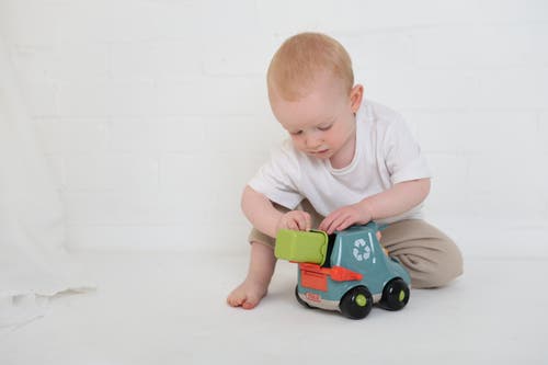 Tolo First Friends Garbage Truck Toy Set In Multi