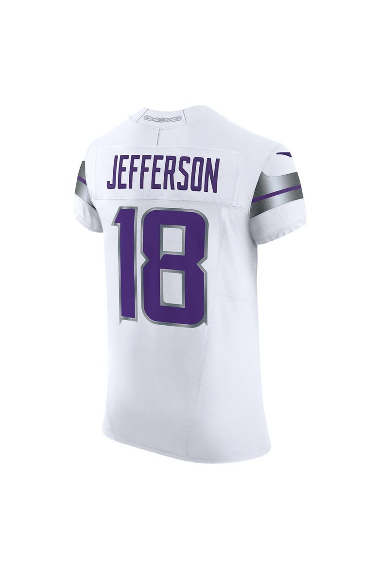 Men's Nike Justin Jefferson White Minnesota Vikings Alternate Vapor F.U.S.E. Elite Player Jersey, Alternate, color, White