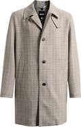 BOSS Clark Plaid Coat