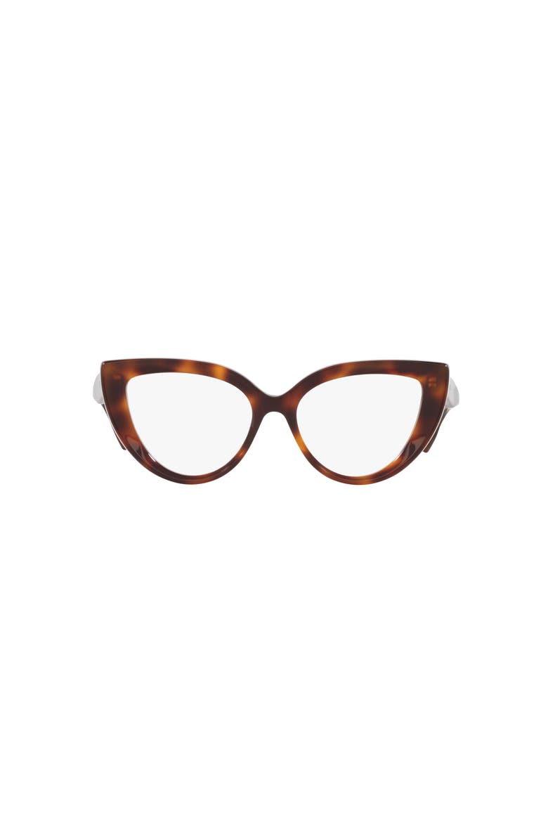 52mm Cat Eye optical glasses, Alternate, color, Tortoise