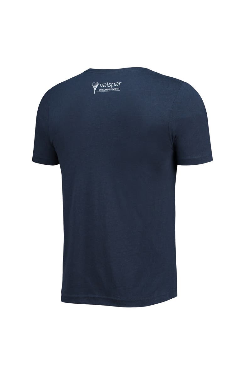 AHEAD Men's Ahead Navy Valspar Championship Snake Tri-Blend T-Shirt, Alternate, color, Navy
