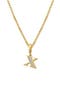  18K Yellow Gold - X