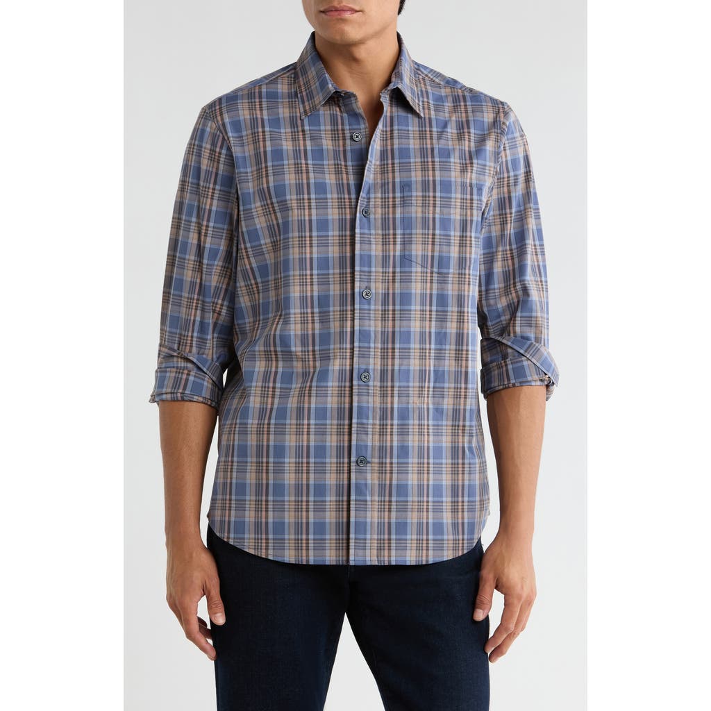 14th & Union Plaid Poplin Button-up Shirt In Multi