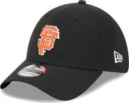 New Era Men's New Era Black San Francisco Giants Logo 39THIRTY Flex Hat
