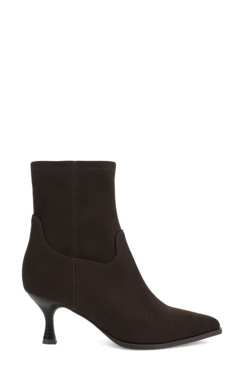 Mia Aletta Pointed Toe Bootie In Brown
