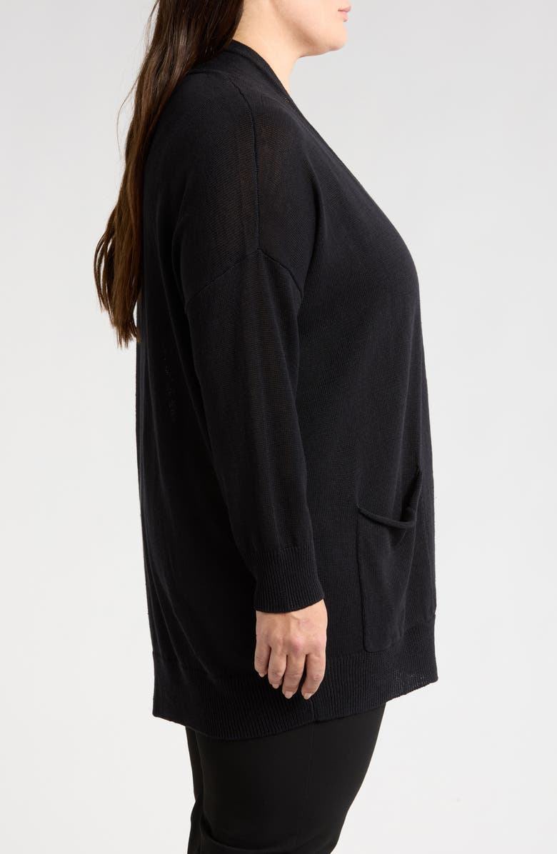 Eileen Fisher Organic Linen & Cotton Cardigan, Alternate, color, 