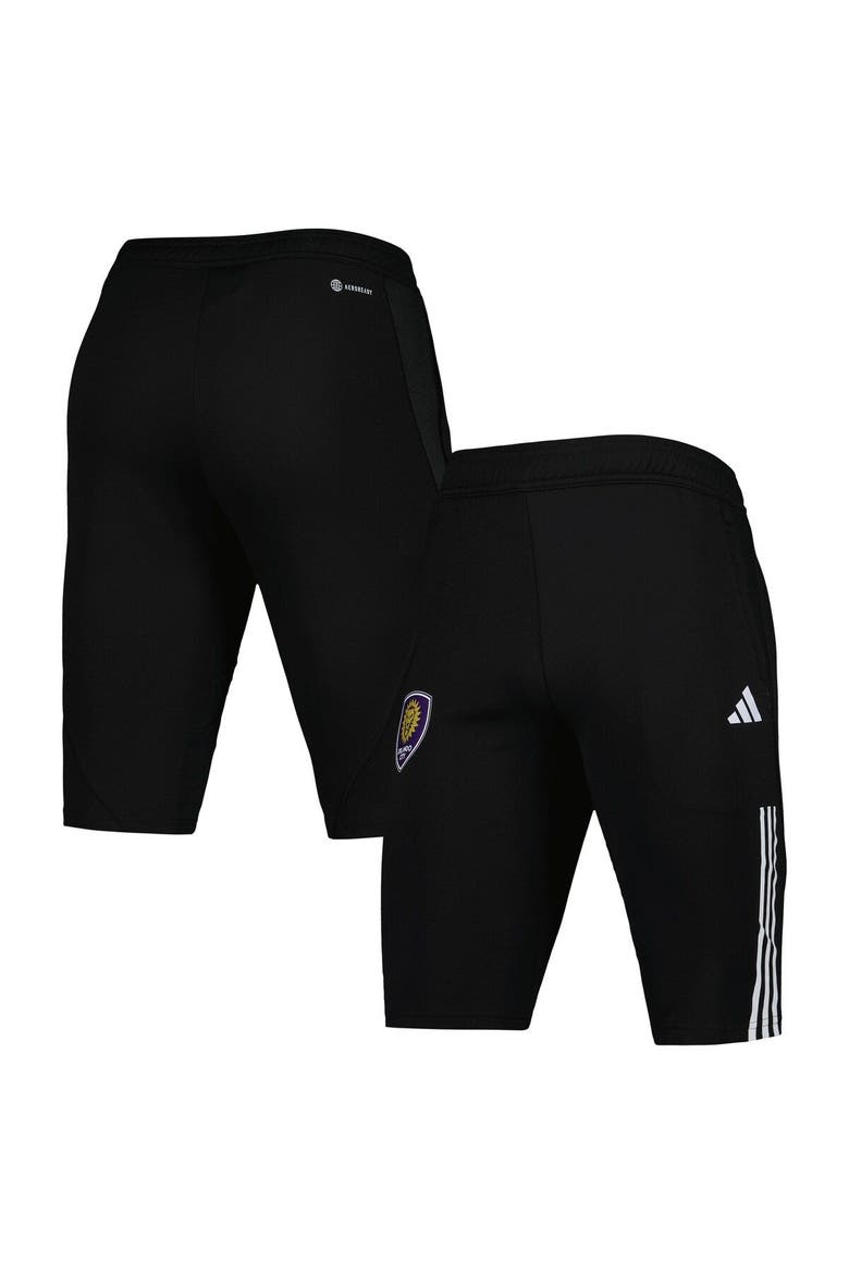Men's adidas Black Orlando City SC 2023 On-Field Training AEROREADY Half Pants, Main, color, Black