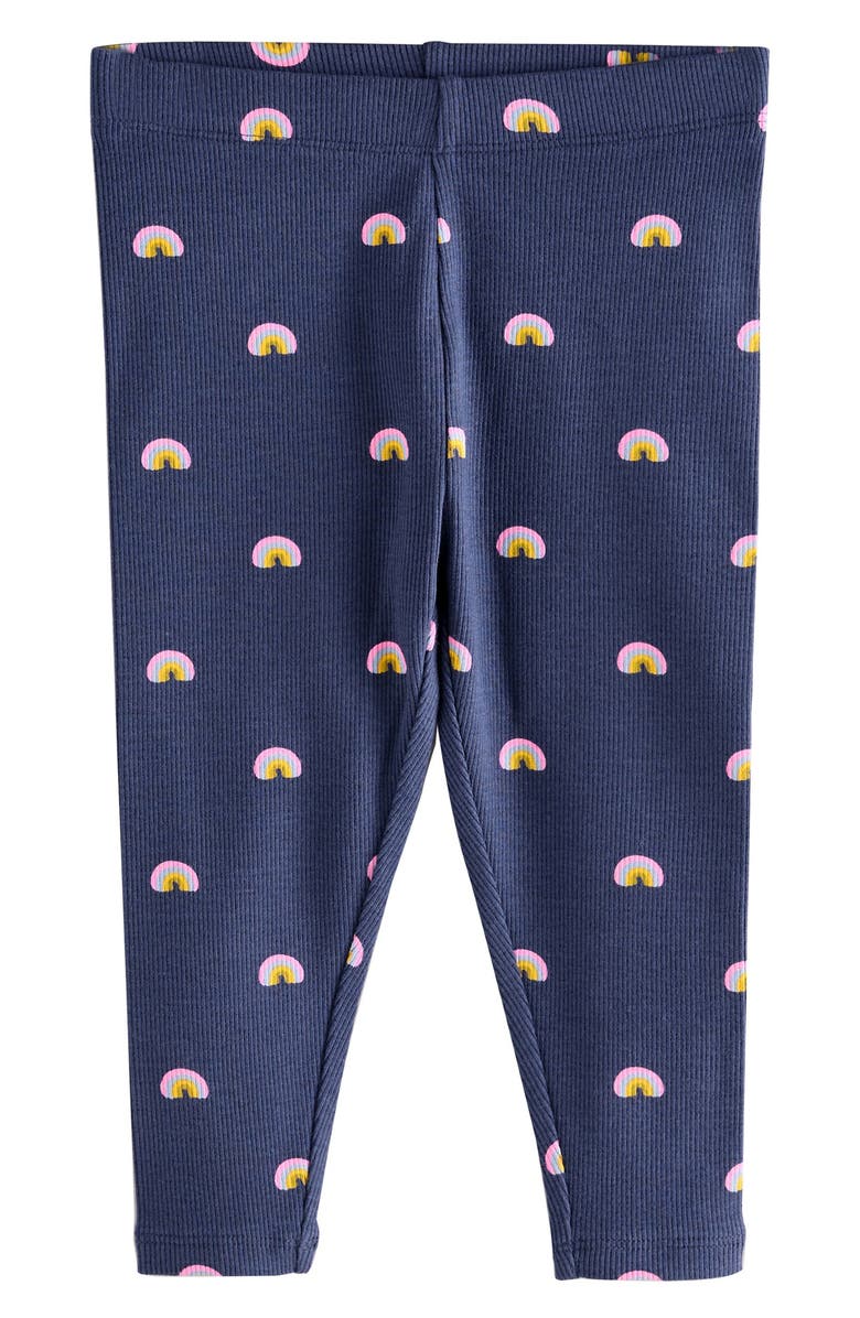 NEXT Kids' Assorted 5-Pack Rib Leggings, Alternate, color, Multi
