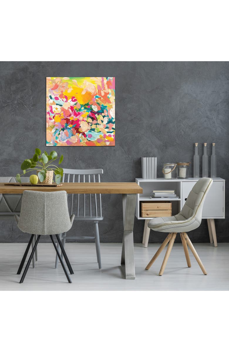 iCanvas Hopeless Romantic by Amira Rahim Canvas Wall Art, Alternate, color, Yellow