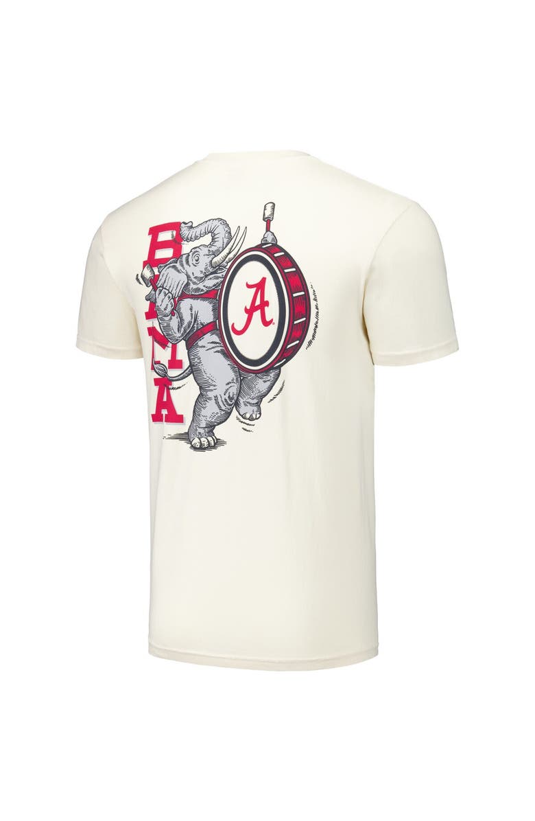 IMAGE ONE Unisex Cream Alabama Crimson Tide Hyper Local Vintage Bama Band T-Shirt, Alternate, color, Cream