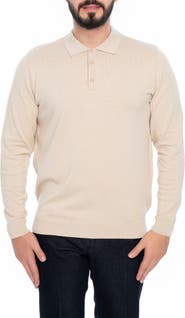 VELLAPAIS Long Sleeve Polo