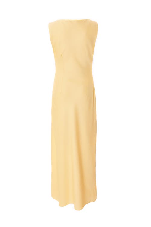QUIZ QUIZ SATIN RUCHED SIDE MAXI DRESS