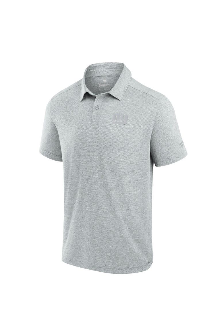 Men's Fanatics Signature Gray New York Giants Front Office Tech Polo Shirt, Alternate, color, Gray