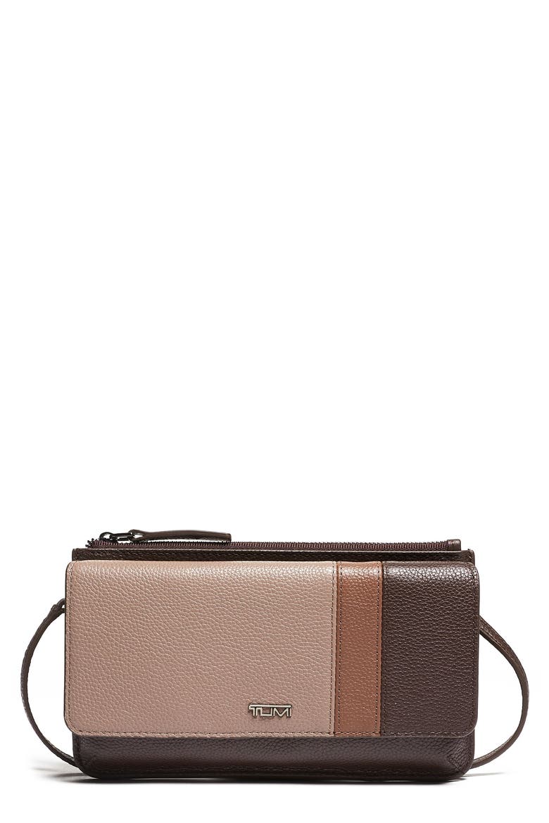Belden Leather Wallet Crossbody Bag, Main, color, DUSK SPECTATOR