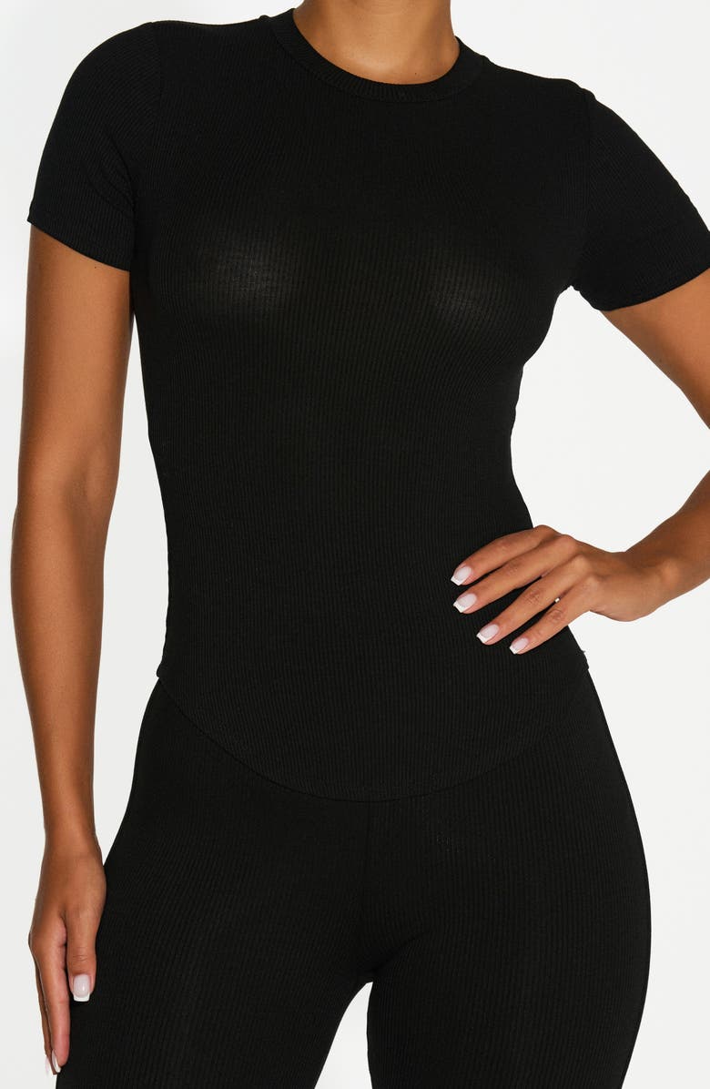 Naked Wardrobe The Rib T-Shirt, Alternate, color, 