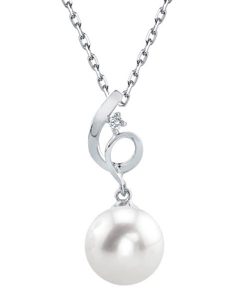 Freshwater Pearl & Diamond Symphony Pendant