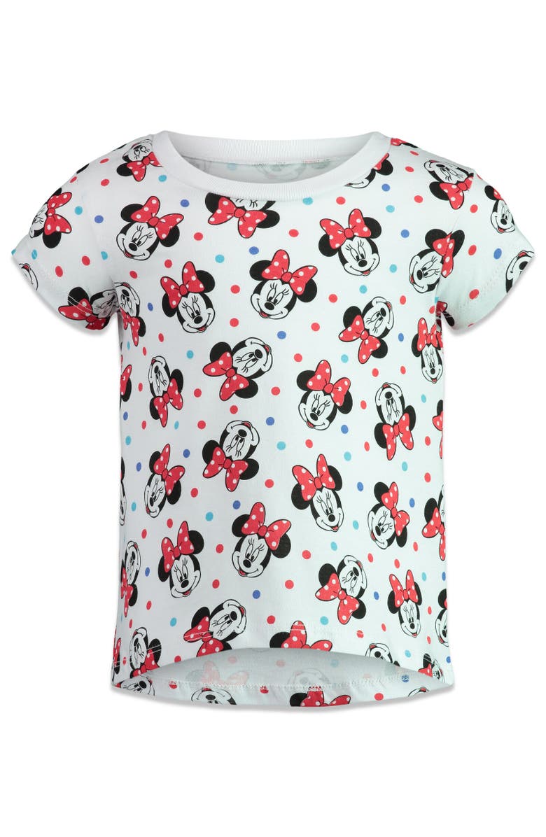 Disney Minnie Mouse Mickey Mouse & Friends 4-Pack T-Shirts, Alternate, color, Multicolor