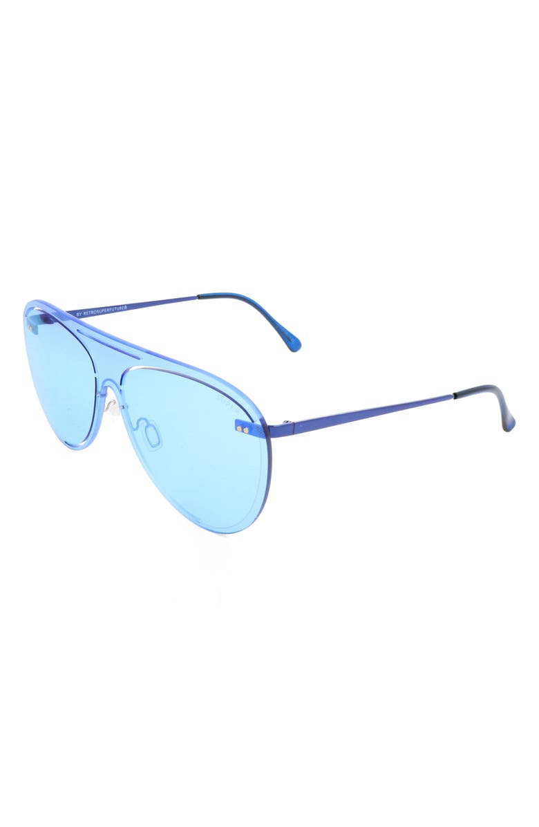 SUPER by RETROSUPERFUTURE<sup>®</sup> 61mm Mask Sunglasses, Alternate, color, Blue
