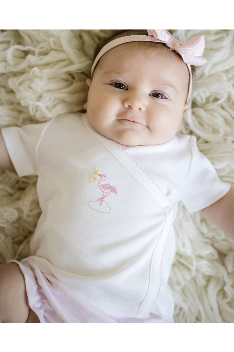 Just Delivered Diaper Set, Alternate, color, White & Pink