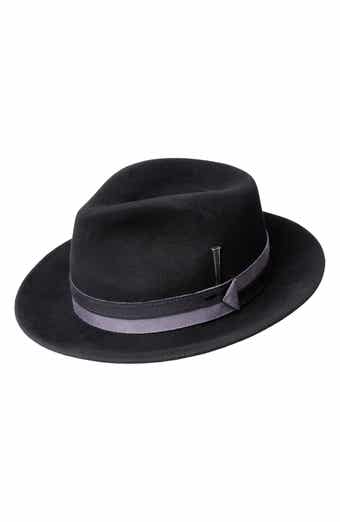 Appley Colorblock Trim Wool Felt Fedora