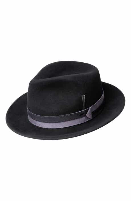 Appley Colorblock Trim Wool Felt Fedora