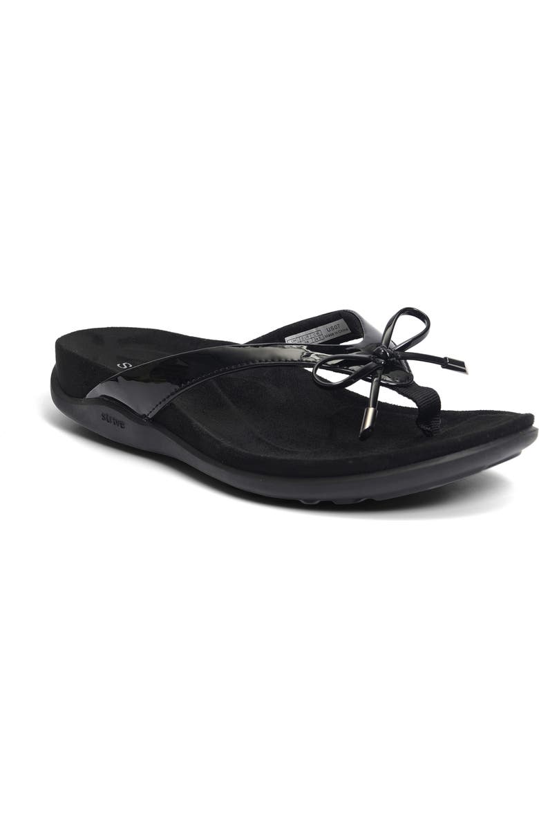 STRIVE Island II Bow Water Resistant Thong Slide Sandal, Main, color,
