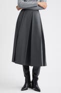 Nordstrom Pleated Midi Skirt