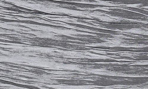 Alex Evenings Crinkle Off The Shoulder Stretch Taffeta Gown In Gray