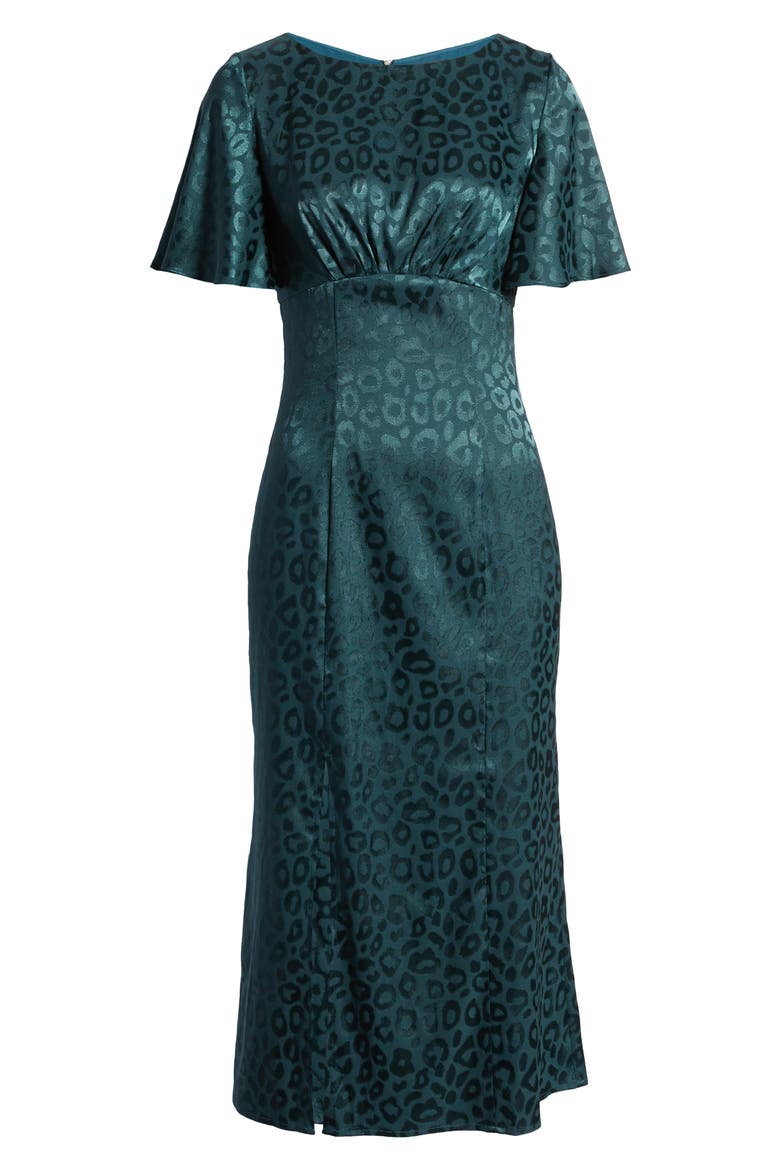 Dalisay A-Line Dress, Alternate, color, TEAL