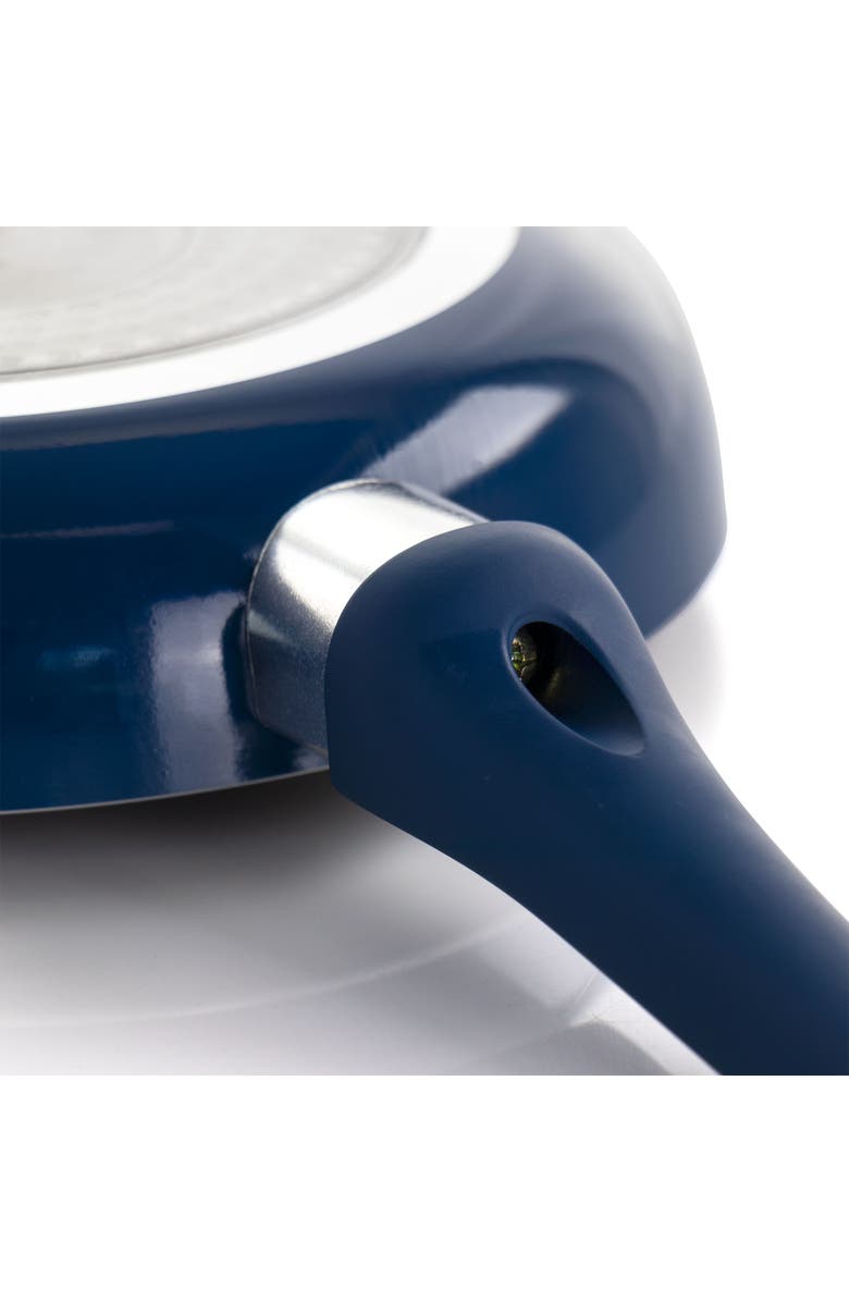Gibson Home Charmont 9.5 Inch Nonstick Aluminum Frying Pan, Alternate, color, Blue