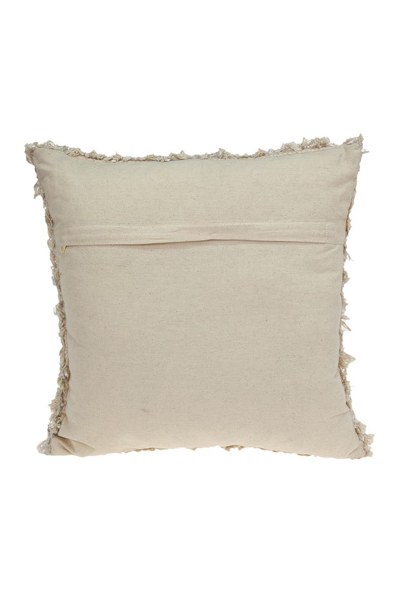 Tria Bohemian Beige Throw Pillow, Alternate, color, BEIGE