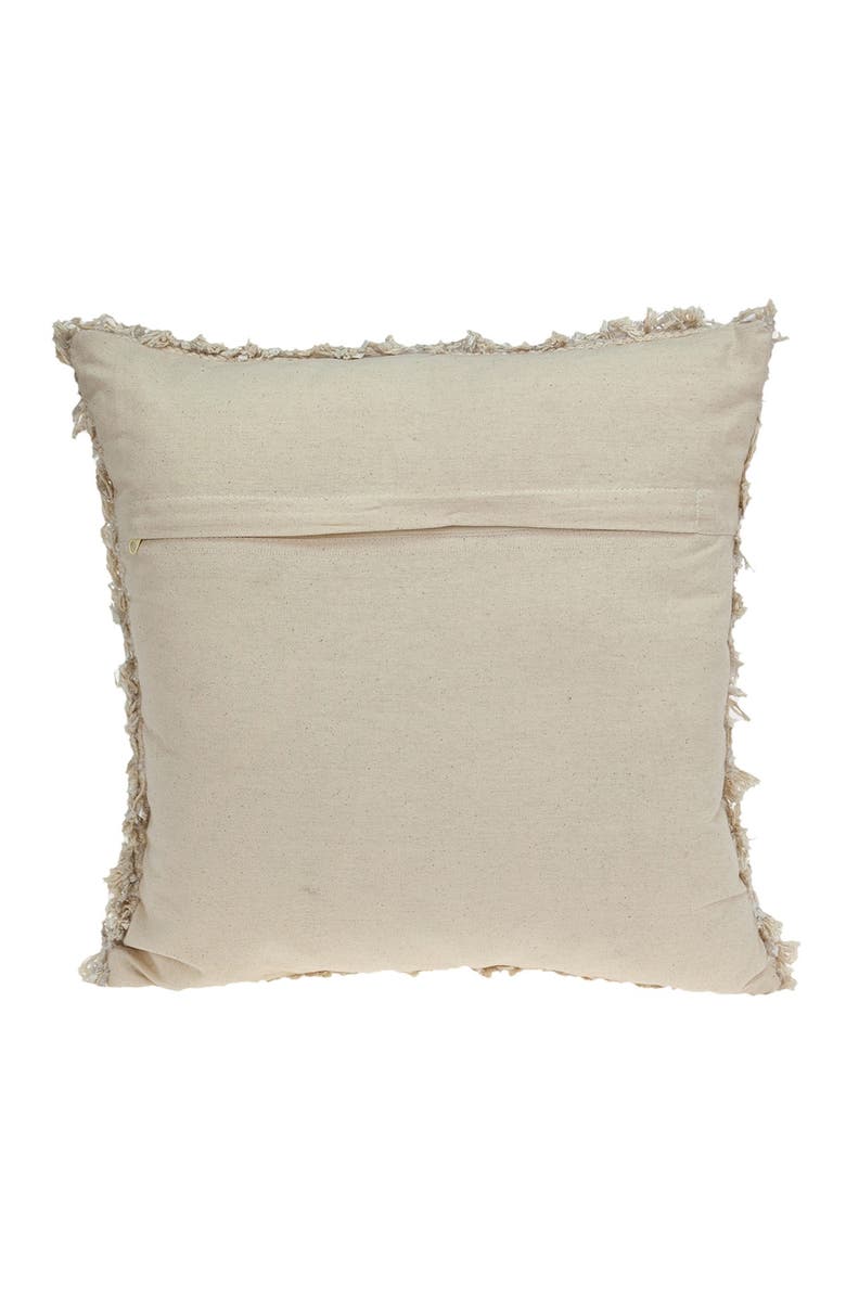 PARKLAND COLLECTION Tria Bohemian Beige Throw Pillow, Alternate, color, Beige
