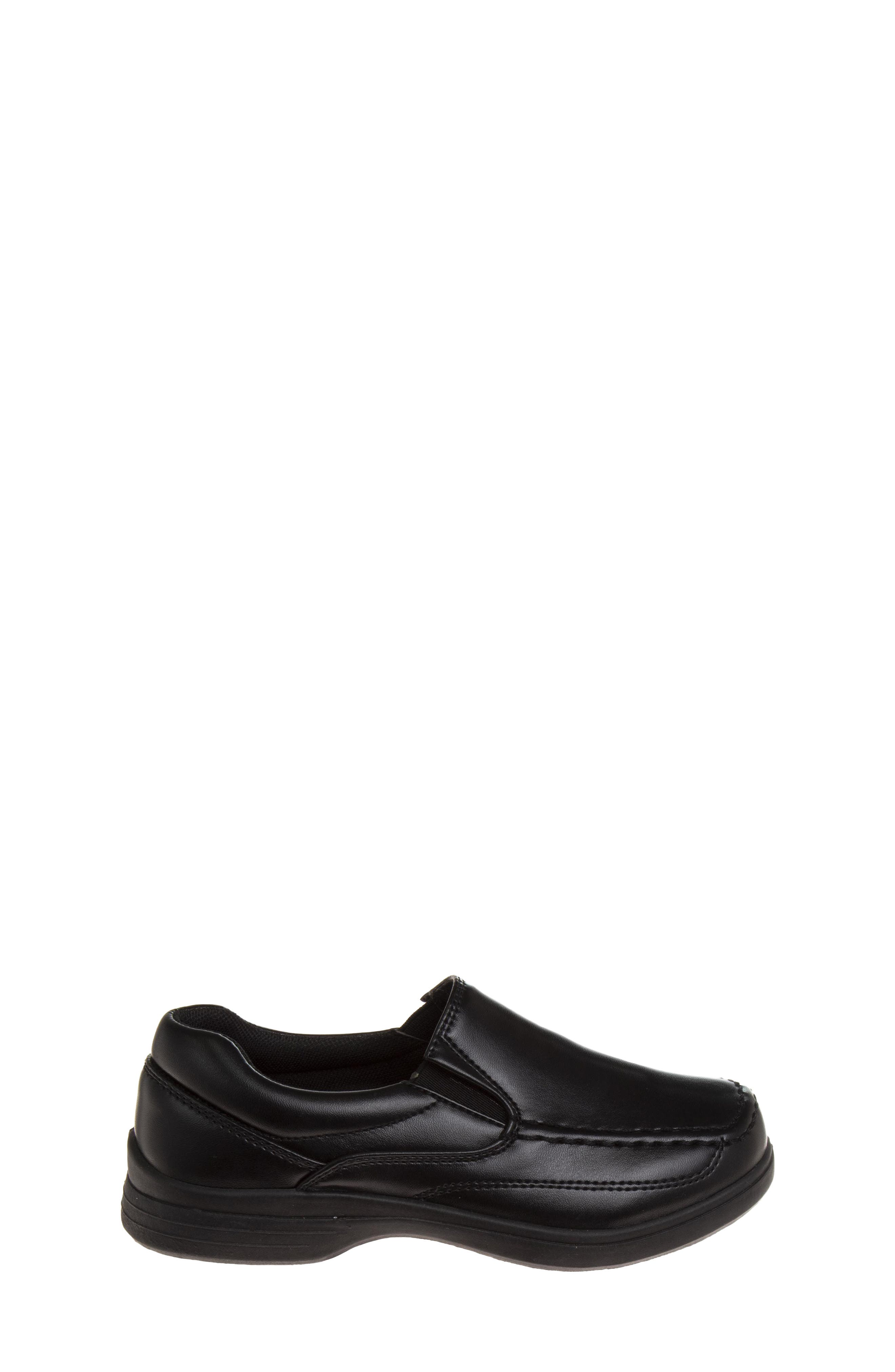 Kids' French Toast School Slip-On Shoe, Alternate, color, BLACK