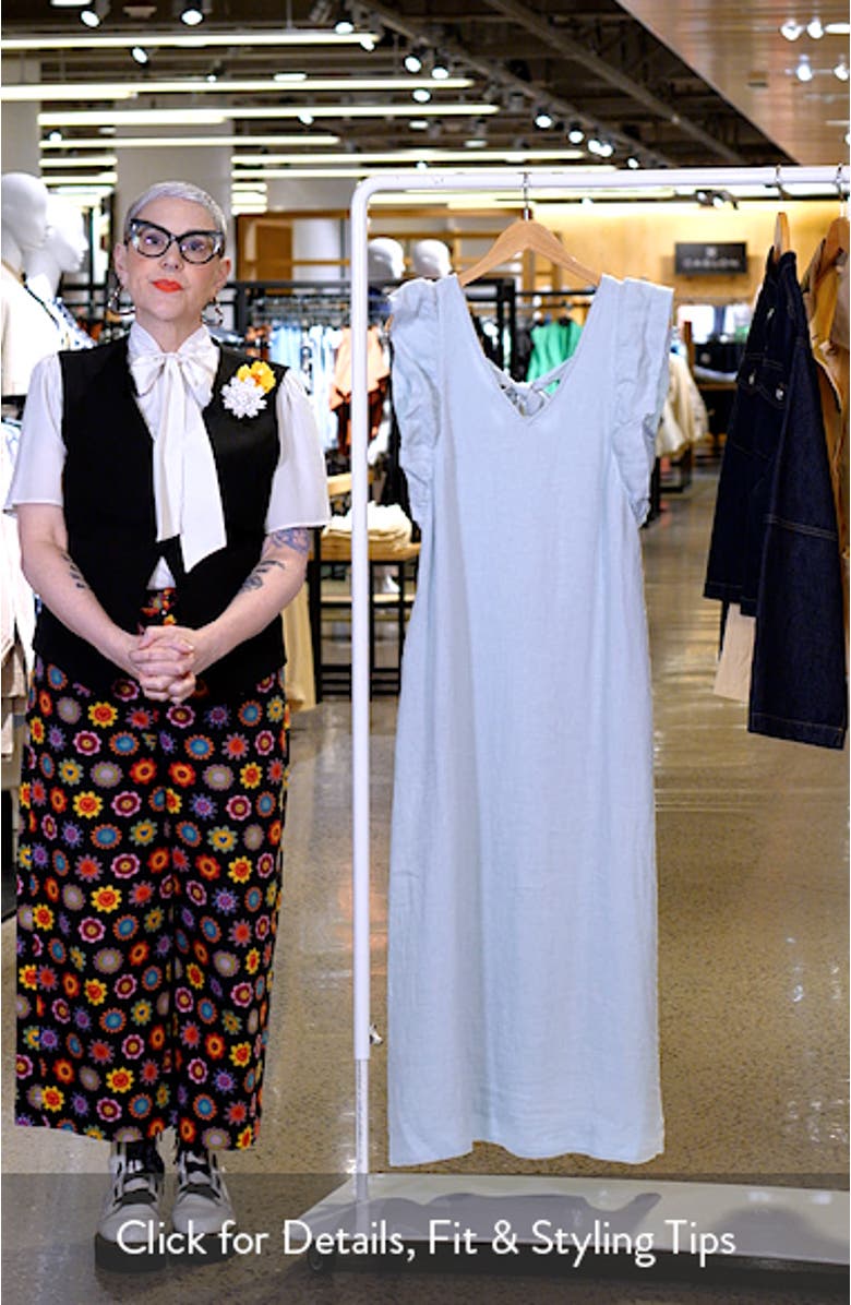 Matilda Linen Sundress, sales video thumbnail