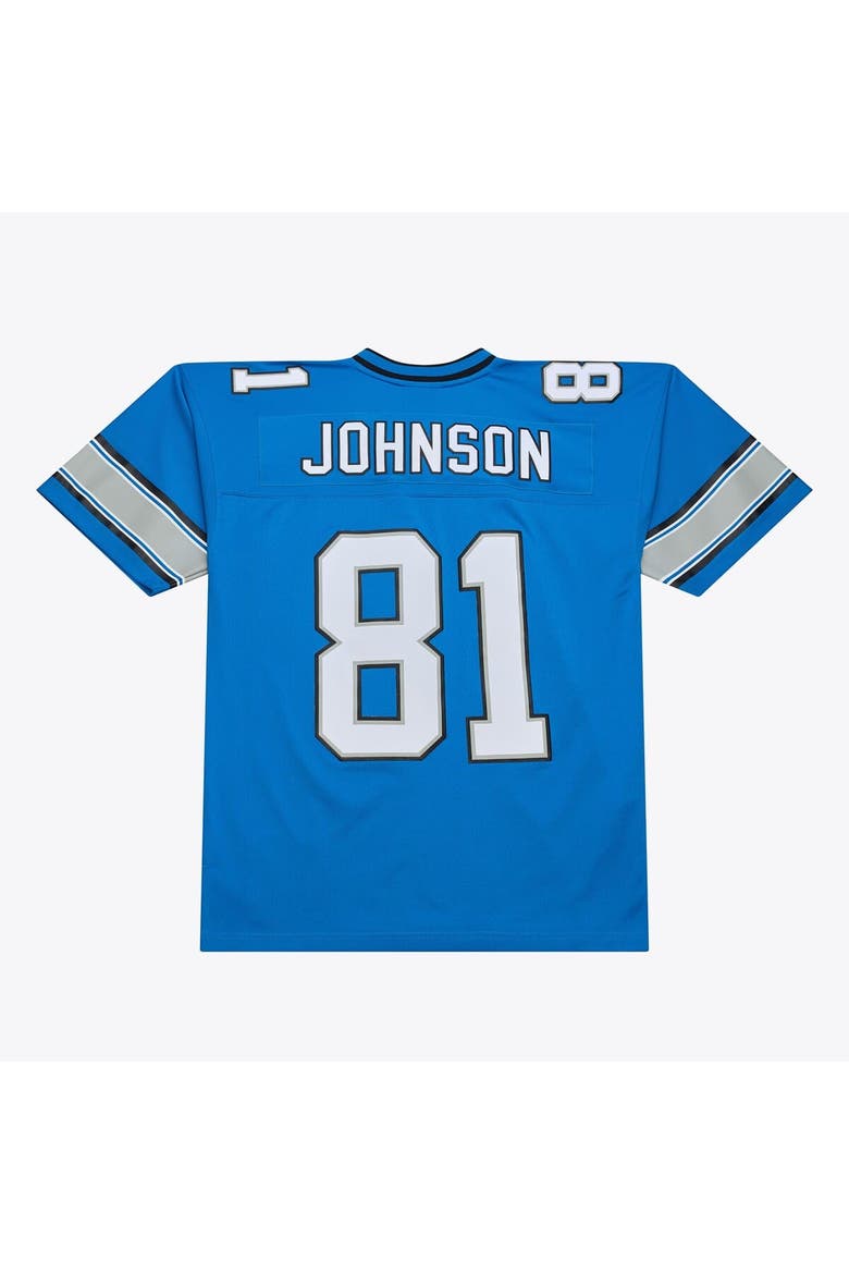 Men's Mitchell & Ness Calvin Johnson Blue Detroit Lions 2007 Legacy Replica Jersey, Alternate, color, Blue