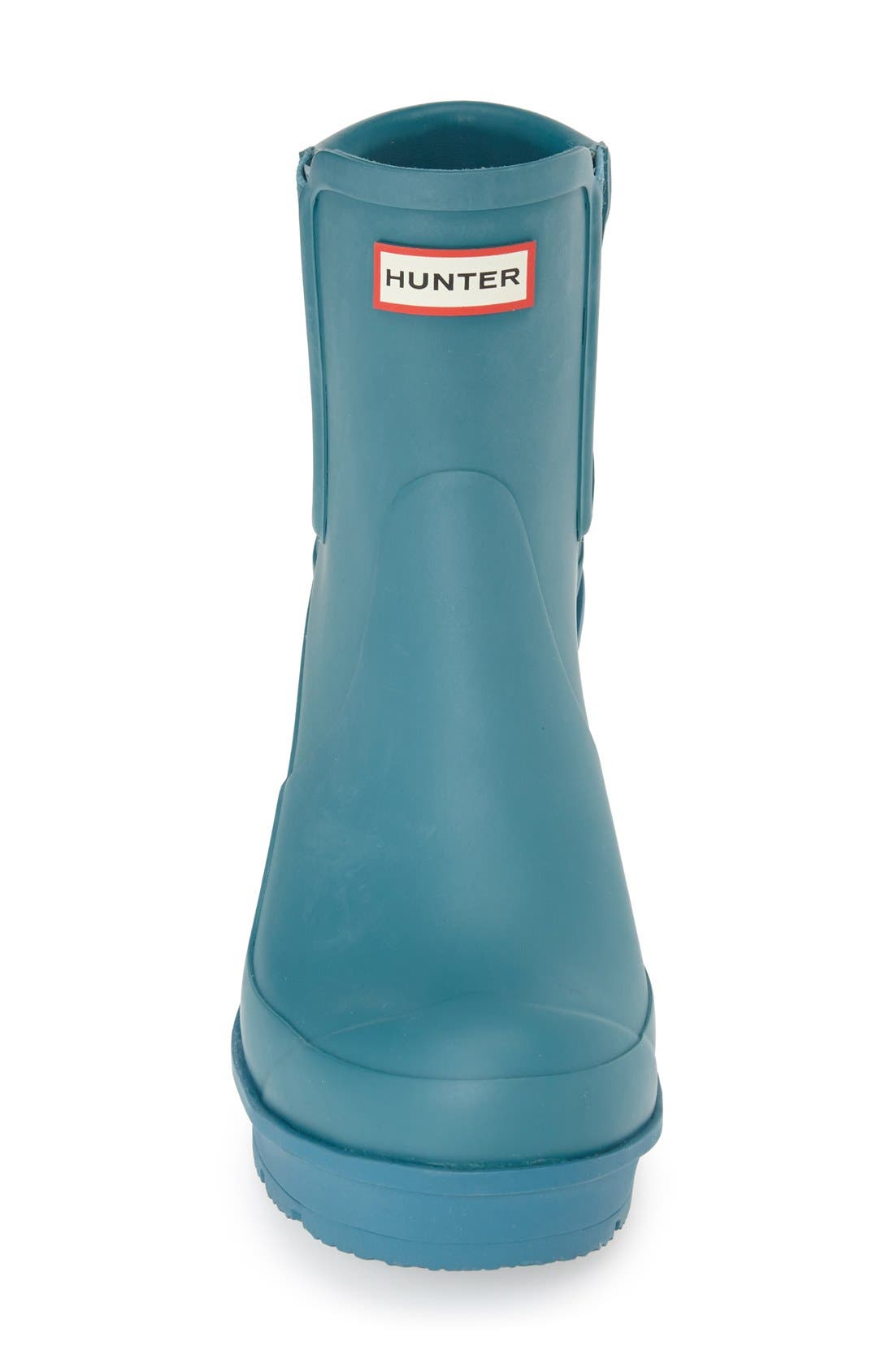 'Original - Block Heel' Chelsea Rain Boot, Alternate, color, BRIGHT PEACOCK