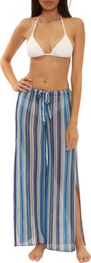 Becca Seaside Striped Cover-Up Pants
