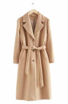 & Other Stories Notch Collar Coat